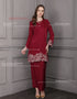 BAJU KURUNG PAHANG MODEN JAELIA (MAROON)